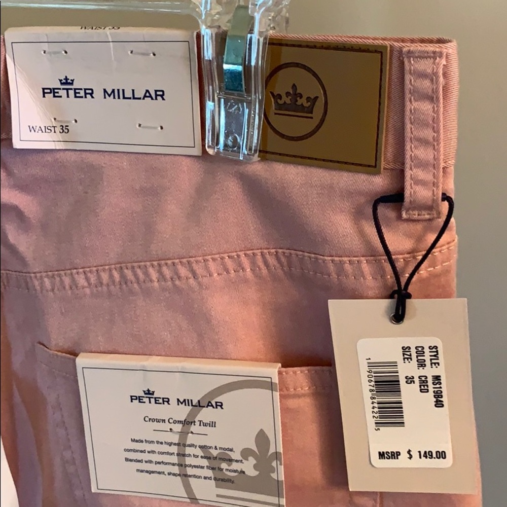Peter Millar Crown Comfort Twill Five-Pocket Pant - Picture 2 of 7